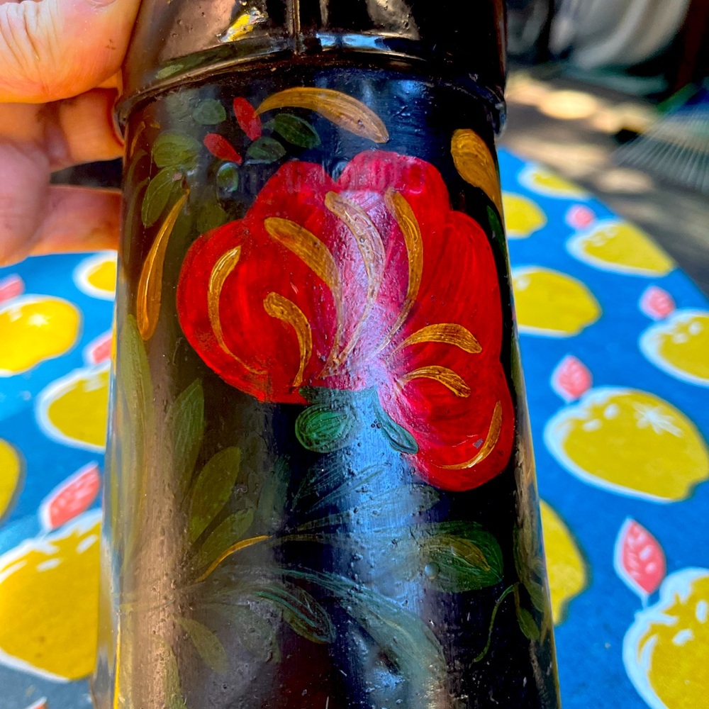 Vintage Folk Art Oil Can